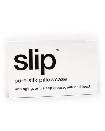 Shop Slip Silk Pure Silk Pillowcase, Queen In White