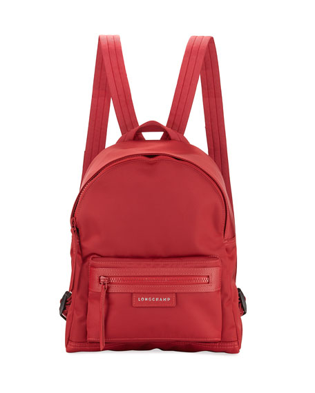 Le Pliage Small Nylon Backpack In Medium Red
