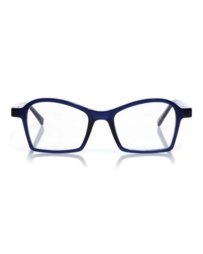 Shop Eyebobs Sparkler Square Reading Glasses In Blue