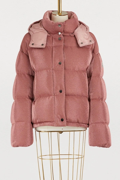 Shop Moncler Caille Jacket In Pink