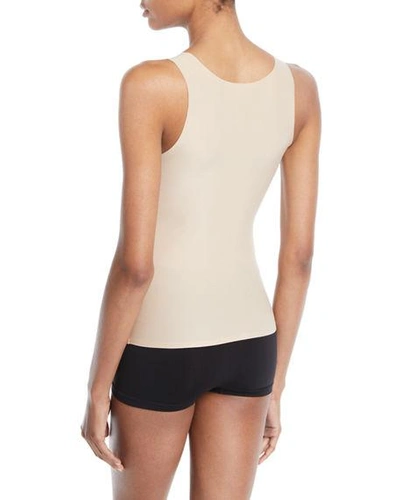 Shop Chantelle Soft Stretch Layering Tank Top In Ultra Nude
