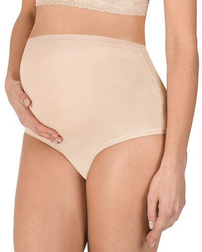 Shop Natori Bliss Perfection Full-panel Maternity Briefs In Cameo Rose