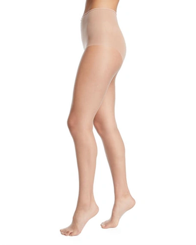 Shop Donna Karan Beyond Nudes Whisper Weight Control Top Tights In Tone A03