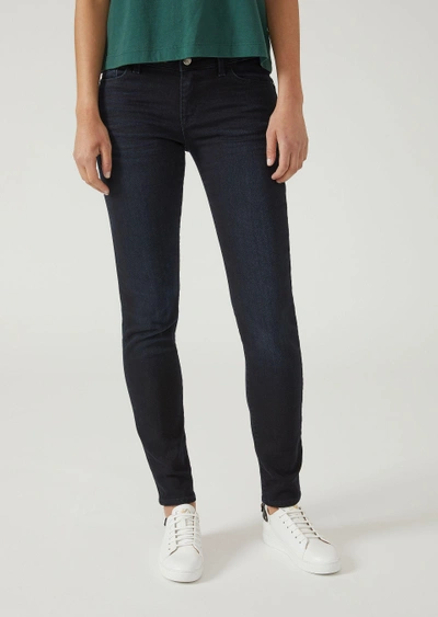 Shop Emporio Armani Skinny Jeans - Item 13223654 In Blue