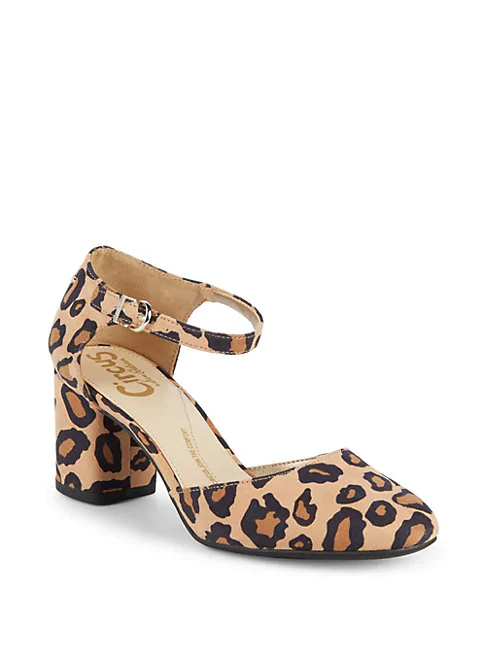 sam edelman animal print heels