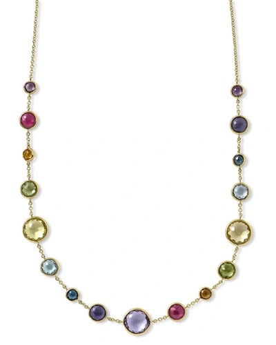 Shop Ippolita Lollitini Short Necklace In 18k Gold In Multi