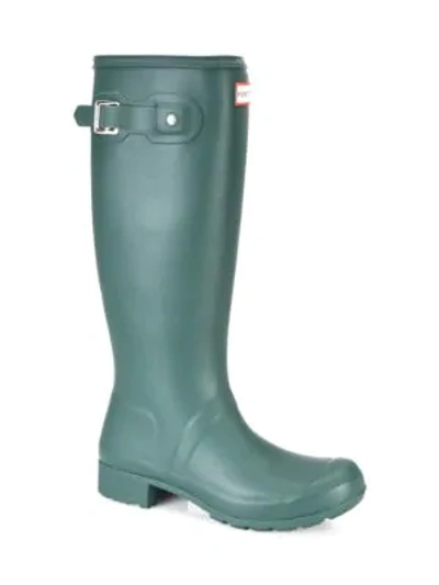 Shop Hunter Women's Original Tour Rain Boots In  Green