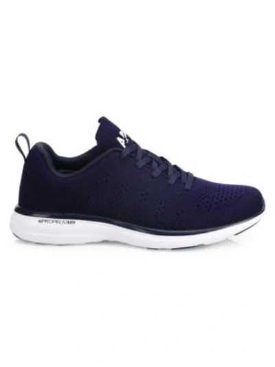 Shop Apl Athletic Propulsion Labs Techloom Pro Cashmere Sneakers In Navy