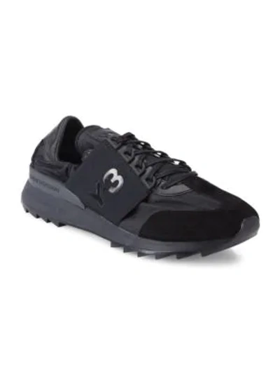 Shop Y-3 Rhita Sport Sneakers In Black