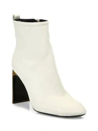 Shop Rag & Bone Women's Ellis Leather Ankle Boots In Ivory