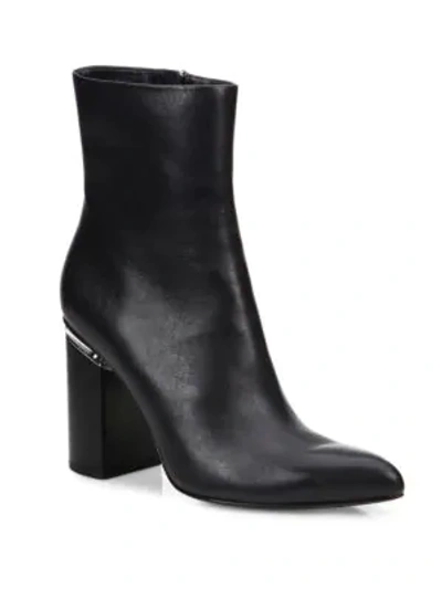 Shop Alexander Wang Kirby Leather Boots In Black