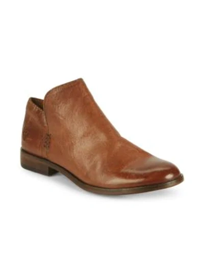 Shop Frye Women's Elyssa Leather Ankle Boots In Cognac