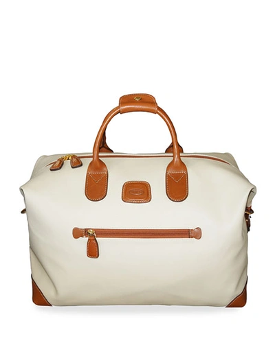 Bric's Firenze Pink 18" Cargo Duffel Luggage In Cream
