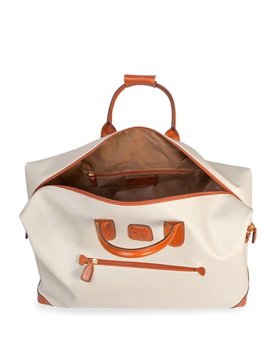 Bric's Firenze Pink 18" Cargo Duffel Luggage In Cream