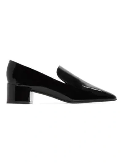 Shop Mercedes Castillo Tillie Patent Leather Loafers In Black