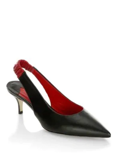 Shop Paul Andrew Carpathian Slingback Pumps In Black