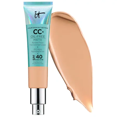 Shop It Cosmetics Cc+ Cream Oil-free Matte With Spf 40 Medium Tan 1.08 oz/ 32 ml