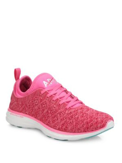 Shop Apl Athletic Propulsion Labs Techloom Phantom Mesh Sneakers In Pink