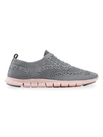 Shop Cole Haan Zerogrand Stitchlite Oxford Sneakers In Grey