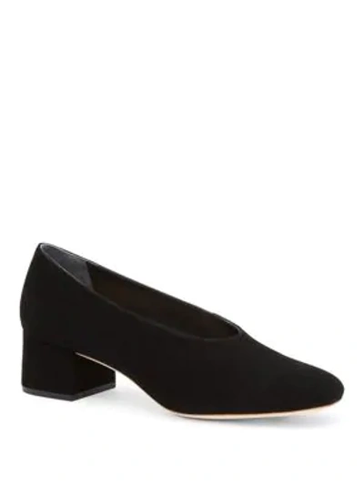 Shop Loeffler Randall Brooks Suede Pumps In Black