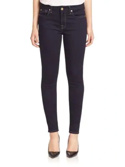 Shop 7 For All Mankind Rinsed Indigo Skinny Jeans