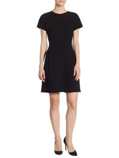 Shop Theory Tailored Mini Dress In Black