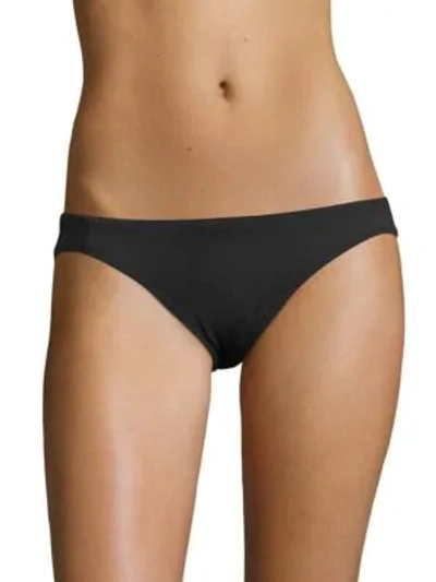 Shop Malia Mills Low Rider Bikini Bottom In Black