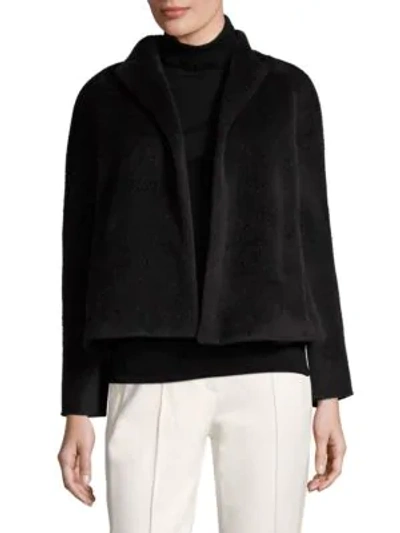 Shop Escada Biris Wool-blend Jacket In Black