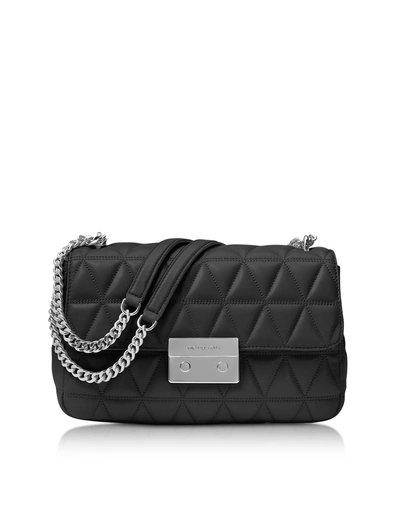 Shop Michael Kors Sloan Large Quilted-leather Shoulder Bag In Black