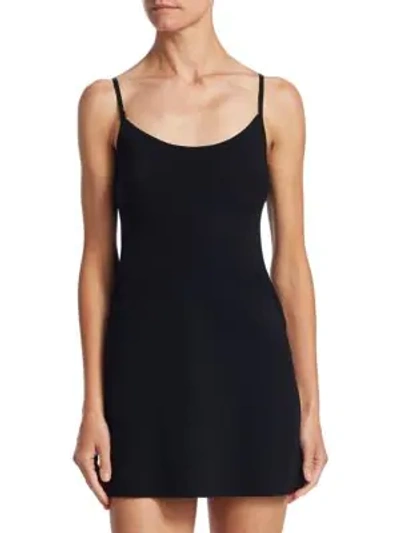 Commando Classic Mini Cami Slip In Black In Black
