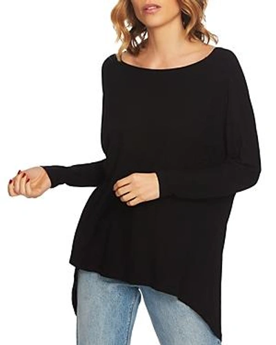 Shop 1.state Ribbed Tunic Top In Rich Black