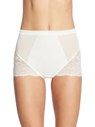 Shop Spanx Spotlight On Lace Mesh Brief In White