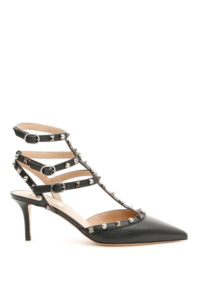 Shop Valentino Rockstud Pumps In Neronero