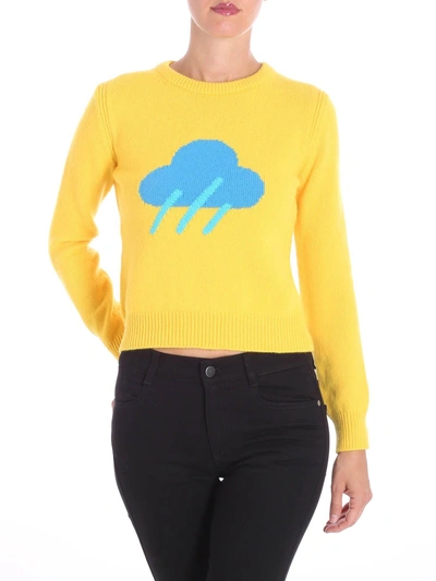 Shop Alberta Ferretti - Weather Sweater In Yellow