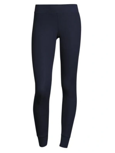 Shop Atm Anthony Thomas Melillo Ribbed Knit Leggings In Midnight