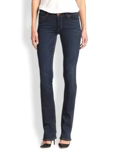 Shop Paige Manhattan Transcend Bootcut Jeans In Armstrong