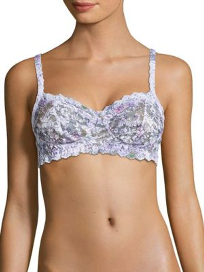 Shop Hanky Panky Floral Lace Bralette In Multicolor