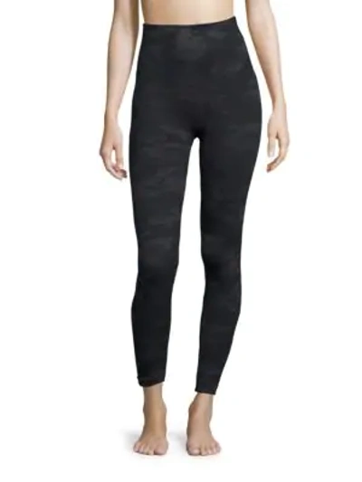 Shop Spanx Women's Look At Me Now Leggings In Black Camo