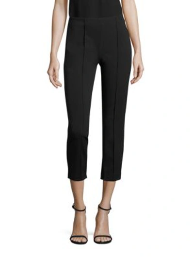 Shop Theory Ankle Cropped Skinny Pants In Black
