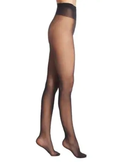 Shop Wolford Women's Individual 10 Denier Hose In Admiral