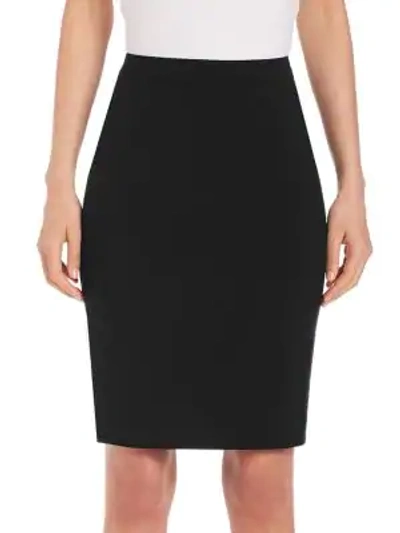 Shop Hugo Boss Women's Vilea Pencil Skirt In Black