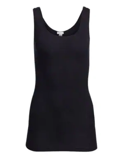 Shop Hanro Soft Touch Tank Top In Black