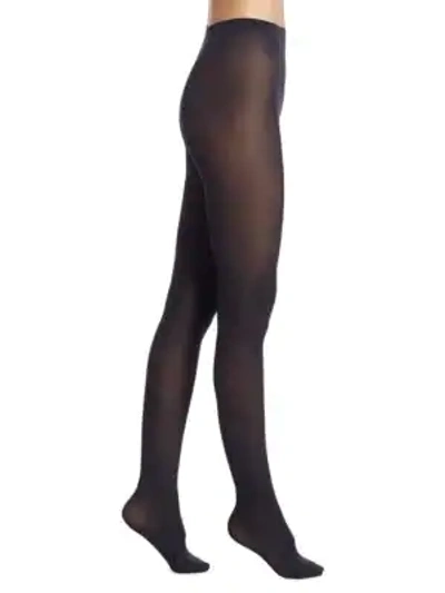 Shop Falke Pure Matte 50 Opaque Tights In Marine