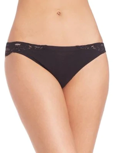 Shop La Perla Souple Thong In Black