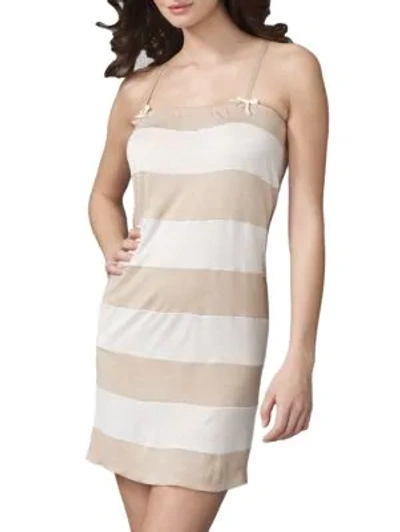 Shop Vera Wang Great Escape Chemise In Champagne