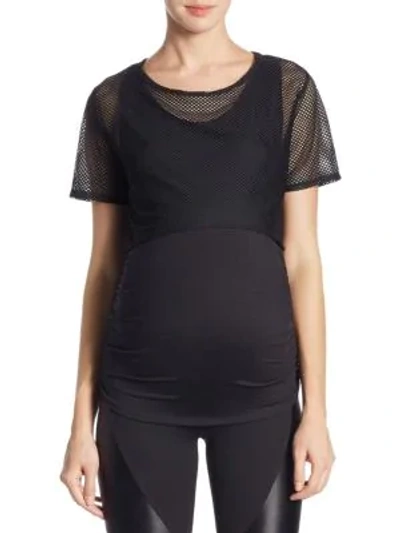 Shop Koral Flex Maternity Top In Black