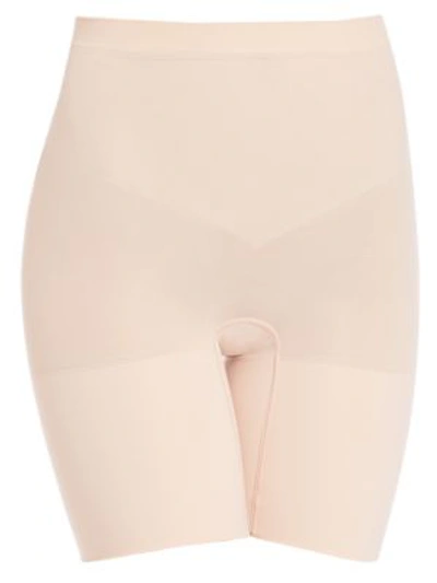 Shop Spanx Women's Power Shorts In Soft Nude
