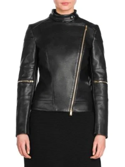 Shop Stella Mccartney Faux Leather Jacket In Black