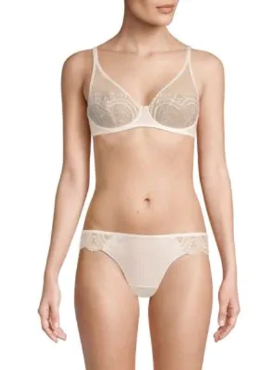 Shop Maison Lejaby Tattoo Full Cup Bra In Lily