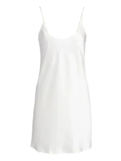 Shop La Perla Women's Silk Chemise In Natural